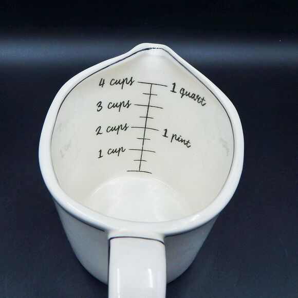 Katie Mandy Measure Your Life With Love Measuring Cup 1-4 Cup Pint Quart - Picture 6 of 10